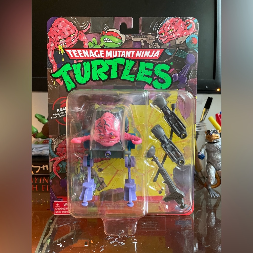 🩸 Krang Teenage Mutant Ninja Turtles Retrocast Playmates Action Figure 🩸